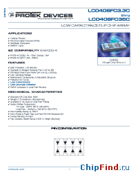 Datasheet LC0408FC15C manufacturer Protek