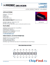 Datasheet LCD08C manufacturer Protek