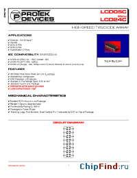 Datasheet LCD manufacturer Protek