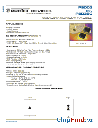 Datasheet PSD12C manufacturer Protek