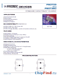 Datasheet PSOT03 manufacturer Protek