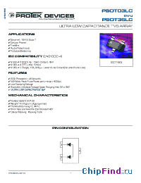 Datasheet PSOT05LC manufacturer Protek