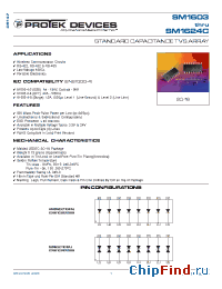 Datasheet SM1608 manufacturer Protek