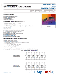 Datasheet SM16LC03 manufacturer Protek