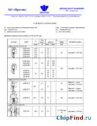 Datasheet АЛ161Б1 manufacturer Протон