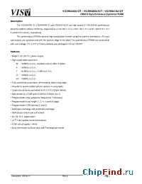 Datasheet VG36644041 manufacturer Powerchip