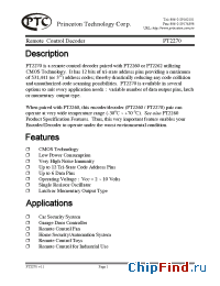 Datasheet PT2270-M5-S manufacturer PTC