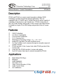 Datasheet PT2461-101 manufacturer PTC