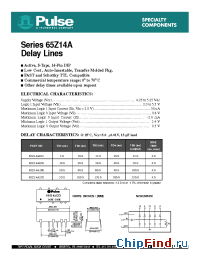 Datasheet 65Z14A250 manufacturer Pulse