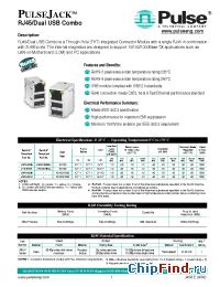 Datasheet JW0-0006 manufacturer Pulse