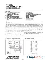 Datasheet P4C1256L-55SC manufacturer Pyramid
