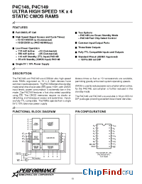Datasheet P4C148-35DM manufacturer Pyramid