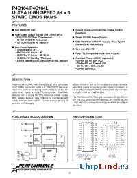 Datasheet P4C164-12C manufacturer Pyramid