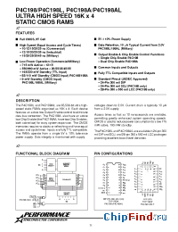 Datasheet P4C198-20DM manufacturer Pyramid