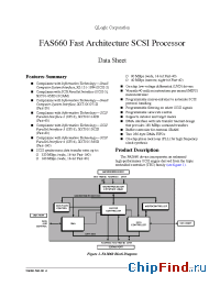Datasheet FAS660 manufacturer QLogic