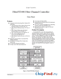 Datasheet FibreFIT490 manufacturer QLogic