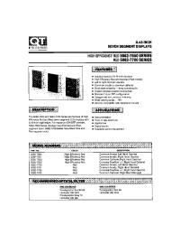Datasheet 5082-7750 manufacturer QT