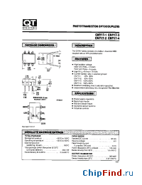 Datasheet CNY17-1 manufacturer QT