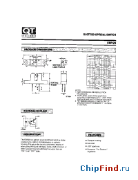 Datasheet CNY29 manufacturer QT
