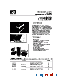 Datasheet MAN3240A manufacturer QT