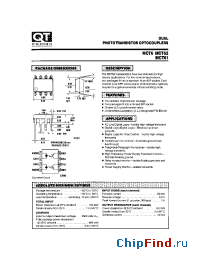 Datasheet MCT61 manufacturer QT