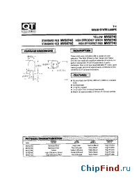 Datasheet MV5374C manufacturer QT