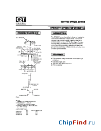 Datasheet OPB865T55 manufacturer QT