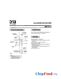 Datasheet QEC113 manufacturer QT
