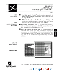 Datasheet QL12x16B-0PF100M manufacturer QuickLogic