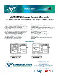 Datasheet V320USC manufacturer QuickLogic