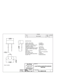 Datasheet AS-12.288-20-H28 manufacturer Raltron