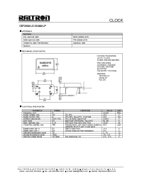 Datasheet CE7250A-LZ-25.000-LP manufacturer Raltron