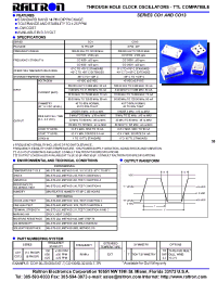 Datasheet CO13100 производства Raltron