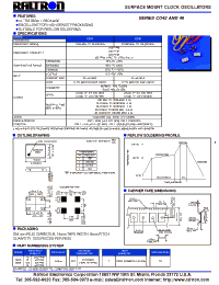 Datasheet CO43 производства Raltron