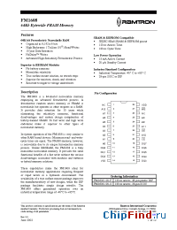 Datasheet FM1608-120-S manufacturer Ramtron