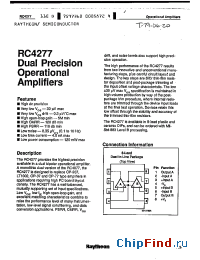 Datasheet RC4277FN manufacturer Raytheon