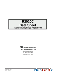 Datasheet R2020C manufacturer RDC