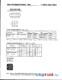 Datasheet SCL4007UBC manufacturer R&E