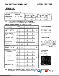 Datasheet SCL4014BS manufacturer R&E