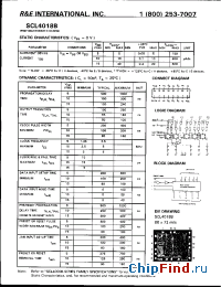 Datasheet SCL4018BS manufacturer R&E