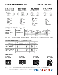 Datasheet SCL4025BS manufacturer R&E