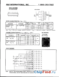 Datasheet SCL4028BS manufacturer R&E