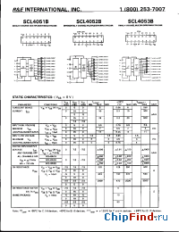 Datasheet SCL4052BE manufacturer R&E