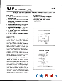 Datasheet SCL4094BE manufacturer R&E