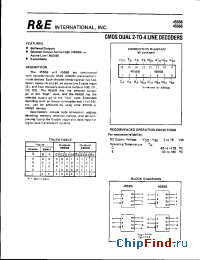 Datasheet SCL4555BS manufacturer R&E
