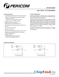 Datasheet PI74LPT16827 manufacturer Recom