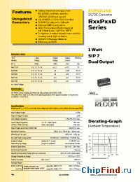 Datasheet R05P15D manufacturer Recom
