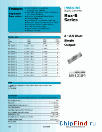 Datasheet R24-300S10N manufacturer Recom