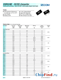 Datasheet R48K09 manufacturer Recom