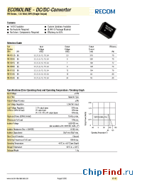 Datasheet RN-0524SH производства Recom